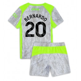 Manchester City Bernardo Silva #20 Derde tenue Kids 2025-26 Korte Mouw (+ Korte broeken)